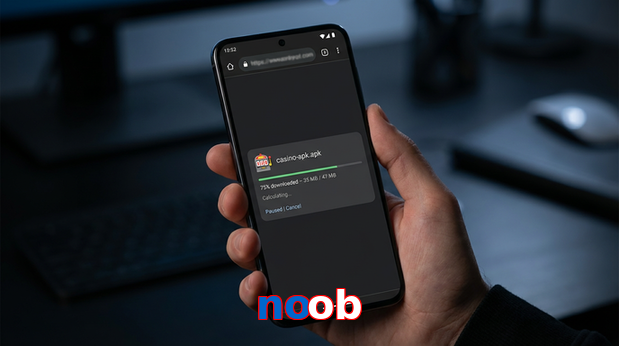 Main screen of Noob apk page for PK players